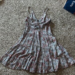 Floral Spaghetti Strap Dress